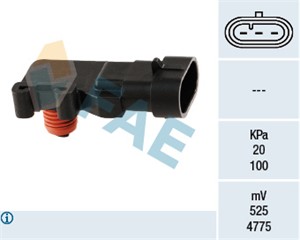Sensor, insugstryck, CHEVROLET,DAEWOO,FIAT,ISUZU,OPEL,RENAULT,SAAB, 1235046, 1247047, 12614970, 16212460, 16258659, 1714, 28074365, 2807