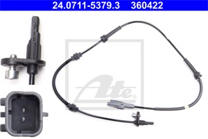 ABS-givare, Sensor, hjulvarvtal, Framaxel, CITROËN,PEUGEOT, 96 748 522 80