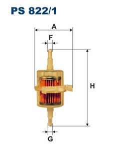 Bränslefilter, AUDI,CITROËN,FIAT,FORD,LADA,LANCIA,NSU,PEUGEOT,PIAGGIO,RENAULT,SEAT,SKODA,VW, 067 133 511, 11.3.258, 121 261 275 A, 131 2