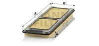Luftfilter, DAIMLER,JAGUAR,LOTUS,ROVER,TALBOT,TRIUMPH, 5018 350, 7987898, 7998796, 8008108, 870 X 9601 BAA, 9051 128, C 30489, EAC 4954,