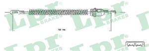 Vajer, parkeringsbroms, Bak, Höger, Vänster, CHEVROLET,OPEL,VAUXHALL, 522653, 9127518