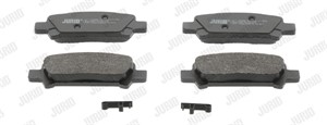 Bromsbeläggsats, Bakaxel, SUBARU, 22696FA030, 26696AE020, 26696AE060, 26696AG020, 26696FA010, 26696FA030, 26696FC000, 26696FC001, 26696F