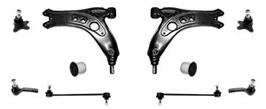 Länkarmssats, Framaxel, SEAT,SKODA,VW, 1K0 407 183 E, 6C0 411 315, 6C0411315, 6Q0 407 151 D kit, 6Q0 407 151 D, 6Q0 407 151 E kit, 6Q0 4