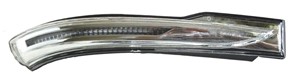 Blinkers, Ytterspegel, Vänster, HYUNDAI i10 II, i10 Sedan II, 87614B9000, 87614-B9000