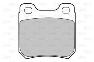 Bromsbeläggsats, Bakaxel, CHEVROLET,OPEL,VAUXHALL, 1605005, 1605006, 1605026, 1605031, 1605047, 1605687, 1605786, 1605799, 1605879, 1605