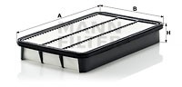 Luftfilter, LEXUS,TOYOTA, 17801-03010, 17801-74060