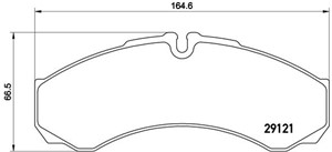 Bromsbeläggsats, Bakaxel, Framaxel, IVECO,RENAULT, 2994086, 2995631, 2996091, 2996605, 42470835, 42548191, 5001844747, 5001850859