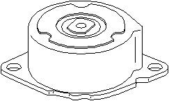 Remsträckare, flerspårsrem, BMW 3 [E46], 3 Coupé [E46], 3 Touring [E46], 5 [E60], 5 Touring [E61], 7 [E65, E66, E67], X3 [E83], X5 [E53]