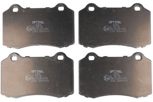 Bromsbeläggsats, Bakaxel, Framaxel, DAIMLER,JAGUAR,SEAT,VOLVO, 1ML698151, 6KL698151, C2C24016, C2C8361, JLM21282, MXD2750AA