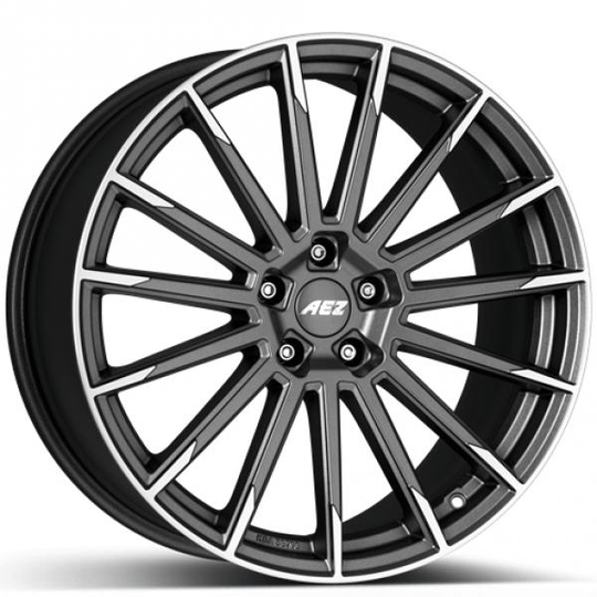 Aez Atlanta Graphite Matt Polished 8/18 5/112 ET30 B66.6