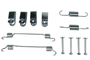 Tillbehörssats, bromsbackar, parkeringsbroms, Bakaxel, HYUNDAI SANTA FÉ II, SANTA FÉ III, KIA SORENTO II