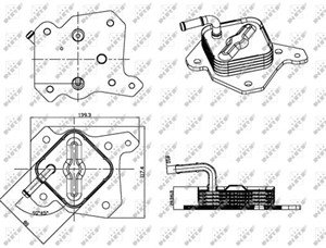 Oljekylare, motor