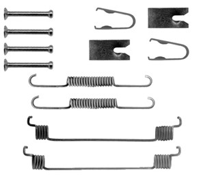 Tillbehörssats, bromsbackar, Bakaxel, FIAT BRAVA, BRAVO I, IDEA, MAREA, MAREA Weekend, LANCIA MUSA, 7550789