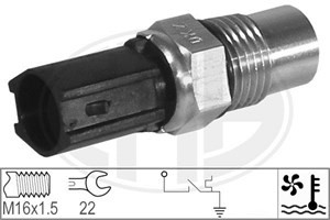 Temperaturswitch, kylarfläkt, KIA SEPHIA, SEPHIA Sedan, SHUMA Sedan, 0K201 18 840, 0K201 18840A