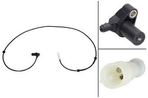 ABS-givare, Sensor, hjulvarvtal, Bakaxel höger, Bakaxel, båda sidor, framaxel höger, Höger