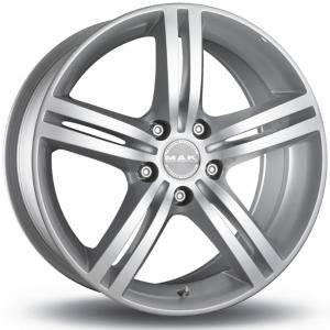 MAK Veloce Silver 6x15 5/105 ET39 B56.6