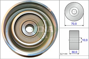 Styrrulle, drivrem, CITROËN,FIAT,MITSUBISHI,PEUGEOT, 1341A051, 16 099 587 80, 16 114 195 80, 16 114 235 80, 1609958780, 1611419580, 1611