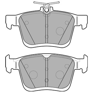 Bromsbeläggsats, Bakaxel, AUDI,SEAT,SKODA,VW, 3Q0 698 451, 5Q0 698 451C, 5Q0 698 451N, 5Q0 698 451Q, 5Q0698451N, 5Q0698451P, 5Q0698451Q,