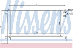 Kondensor, klimatanläggning, LEXUS CT, TOYOTA AURIS, PRIUS, 88460-47150, 8846076010