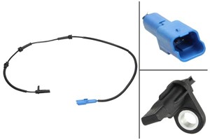 ABS-givare, Sensor, hjulvarvtal, Fram, höger eller vänster, CITROËN,DS,PEUGEOT, 4545 E4, 4545 J9, 96 550 678 80