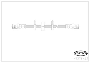 Bromsslang, Bakaxel, IVECO, 504265500