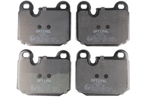 Bromsbeläggsats, Bakaxel, Framaxel, BMW 3 [E21, E30], M1 [E26], 33111150523, 34111117002, 34111117352, 34111118517, 34111150002, 3411115