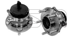 Hjullagersats, Bakaxel, Bakaxel, båda sidor, HYUNDAI SANTA FÉ II, SANTA FÉ III, KIA SORENTO II, 527502B100, 527502W000, 52750A9000