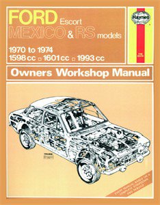 Haynes Reparationshandbok, Ford Escort Mk I RS 1600, RS 2000, Universal