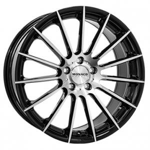 Monaco Formula Gloss Black Polished 8x18 5/120 ET35 B72.6