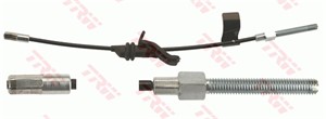 Vajer, parkeringsbroms, Fram, FORD, 1711524, 1729698, BV61-2853-BA, BV61-2853-BB