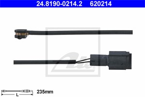 Varningssensor, bromsbeläggslitage, Bakaxel, Framaxel, BMW 5 [E28, E34], 5 Touring [E34], 6 [E24], 7 [E32], 8 [E31], 34 11 2 225 107, 34