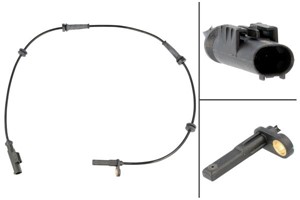 ABS-givare, Sensor, hjulvarvtal, Bakaxel vänster, FIAT FIORINO Skåp/stor limousine, LINEA, PUNTO, PUNTO Skåp/halvkombi, QUBO, 51763165