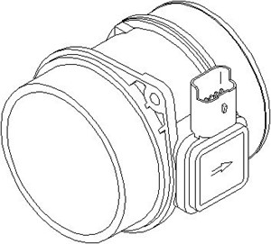 Luftmassemätare, CITROËN,FIAT,FORD,LANCIA,MITSUBISHI,PEUGEOT,VOLVO, 1 232 944, 1 303 898, 1525A015, 1920 HH, 3M5A12B579AA, 3M5A12B579AB,