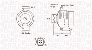 Generator, HONDA CR-V II, FR-V, 31100RBDE01, 31100RBDE02, 31100RSRE01, CSC91, CSD86, CSD89