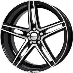 Brock B33 Black Full Polish 8x17 5/108 ET45 B72.6
