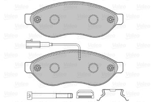 Bromsbeläggsats, Framaxel, CITROËN,FIAT,PEUGEOT, 1607878380, 1607878580, 1623842380, 1623842480, 425355, 4253-55, 425356, 4253-56, 42535