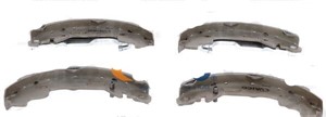 Bromsbackar, sats, Bakaxel, OPEL AGILA, 1605977, 4705128, 4706273, 4706834, 93187565