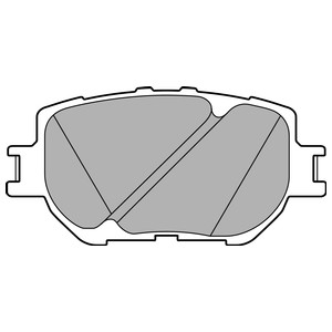 Bromsbeläggsats, Framaxel, LEXUS IS III, TOYOTA CROWN, MARK X I, 04465-30480