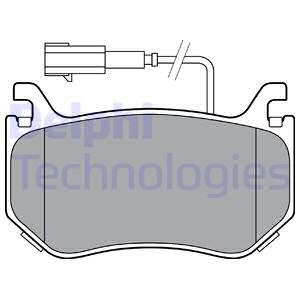 Bromsbeläggsats, Bakaxel, ALFA ROMEO GIULIA, STELVIO, 68309144AA, 77367666, 77367667