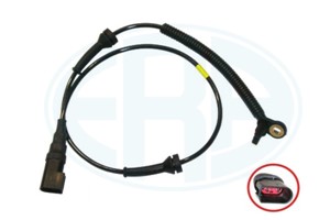 ABS-givare, Sensor, hjulvarvtal, Fram, höger eller vänster, FORD FIESTA V, FIESTA Van V, FUSION, MAZDA 2, 1151951, 2S61 2B372 AD