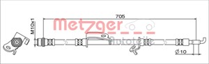 Bromsslang, framaxel vänster, LEXUS NX, TOYOTA RAV 4 IV, 9094702G86, 90947-02G86