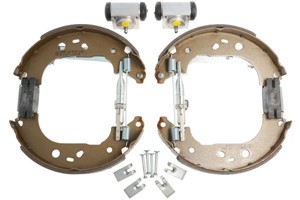 Bromsbackar, sats, Bakaxel, FORD FOCUS II, FOCUS Cabriolet II, FOCUS Sedan II, FOCUS Turnier II, 1223491, 1347420, 1385735, 1385739, 3M5