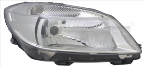 Strålkastare, Höger, SKODA FABIA II, FABIA Combi II, ROOMSTER, ROOMSTER Praktik, 5J1941016C, 5J1941018C