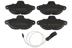Bromsbeläggsats, Framaxel, FIAT PUNTO, PUNTO Cabriolet, PUNTO Skåp/halvkombi, PUNTO Van, LANCIA Y, 5892736, 71737178