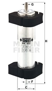 Bränslefilter, AUDI Q5, PORSCHE MACAN, 8R0 127 400 A