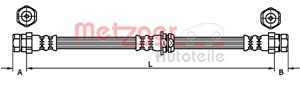 Bromsslang, Fram, Höger, Vänster, AUDI A3 Sportback, SEAT LEON, VW EOS, GOLF VI, GOLF Cabriolet VI, 1K0611701A, 1K0611701L