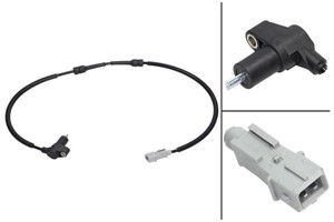ABS-givare, Sensor, hjulvarvtal, Bakaxel, båda sidor, CITROËN,FIAT,LANCIA,PEUGEOT, 1482480080, 4545 75