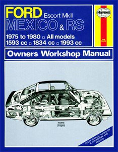 Haynes Reparationshandbok, Ford Escort Mk II RS 1800 RS 2000, Universal