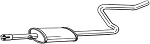Mittenljuddämpare, MITSUBISHI COLT VI, MR597568