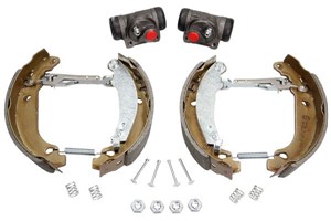 Bromsbackar, sats, Bakaxel, RENAULT CLIO I, CLIO Skåp/halvkombi I, SUPER 5, SUPER 5 Skåp/halvkombi, 7701203454, 7701203579, 7701203580,